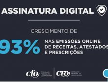 Assinatura digital na odontologia: CFO registra crescimento de 93% nas emissões online de receitas, atestados e prescrições