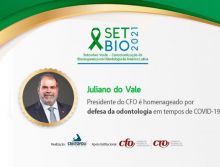 Presidente do CFO é homenageado por defesa da Odontologia em tempos de COVID-19