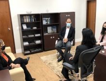 Presidente do CRO-RN faz visita à Justiça Federal, 9 vara com sede em Caicó, e agradece pela celeridade nas apreciações de ações 