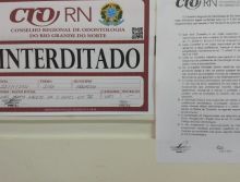 CRO-RN interdita eticamente 11 consultórios de UBS e um CEO em 11 municípios fiscalizados em outubro e novembro