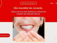 Dia Mundial do Coração: cerca de 45% das doenças cardíacas podem ter origem dental