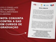 CFO, COFEN, CFP e CFOAB elaboram nota conjunta contra a EaD em cursos de graduação