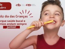 Feliz dia das crianças. Porque Saúde Bucal e sorrisos andam sempre juntos!