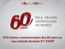 CFO iniciou comemorações dos 60 anos no seu estande durante 41° CIOSP