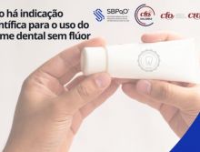 Não há indicação científica para o uso do creme dental sem flúor