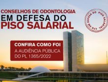 Conselhos de Odontologia em defesa do Piso Salarial 