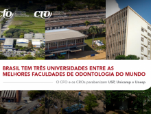 Brasil tem três universidades entre as melhores faculdades de Odontologia do mundo