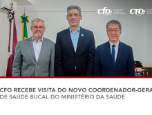 CFO recebe visita do novo coordenador-geral de Saúde Bucal do Ministério da Saúde