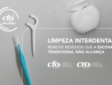 CFO Esclarece: Limpeza interdental remove resíduos que a escova tradicional não alcanç