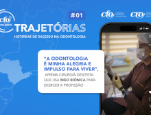 “A Odontologia é minha alegria e impulso para viver”, afirma cirurgiã-dentista que usa mão biônica para exercer a profissão - Conselho Federal de Odontologia lança a série “CFO Esclarece Trajetórias.”