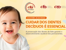 Dia Nacional das Crianças: manter os dentes decíduos preservados é essencial para o nascimento dos permanentes