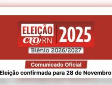 Tribunal Regional Federal (TRF5, em Recife) confirma eleição presencial do CRO-RN para o próximo dia 28 de novembro 